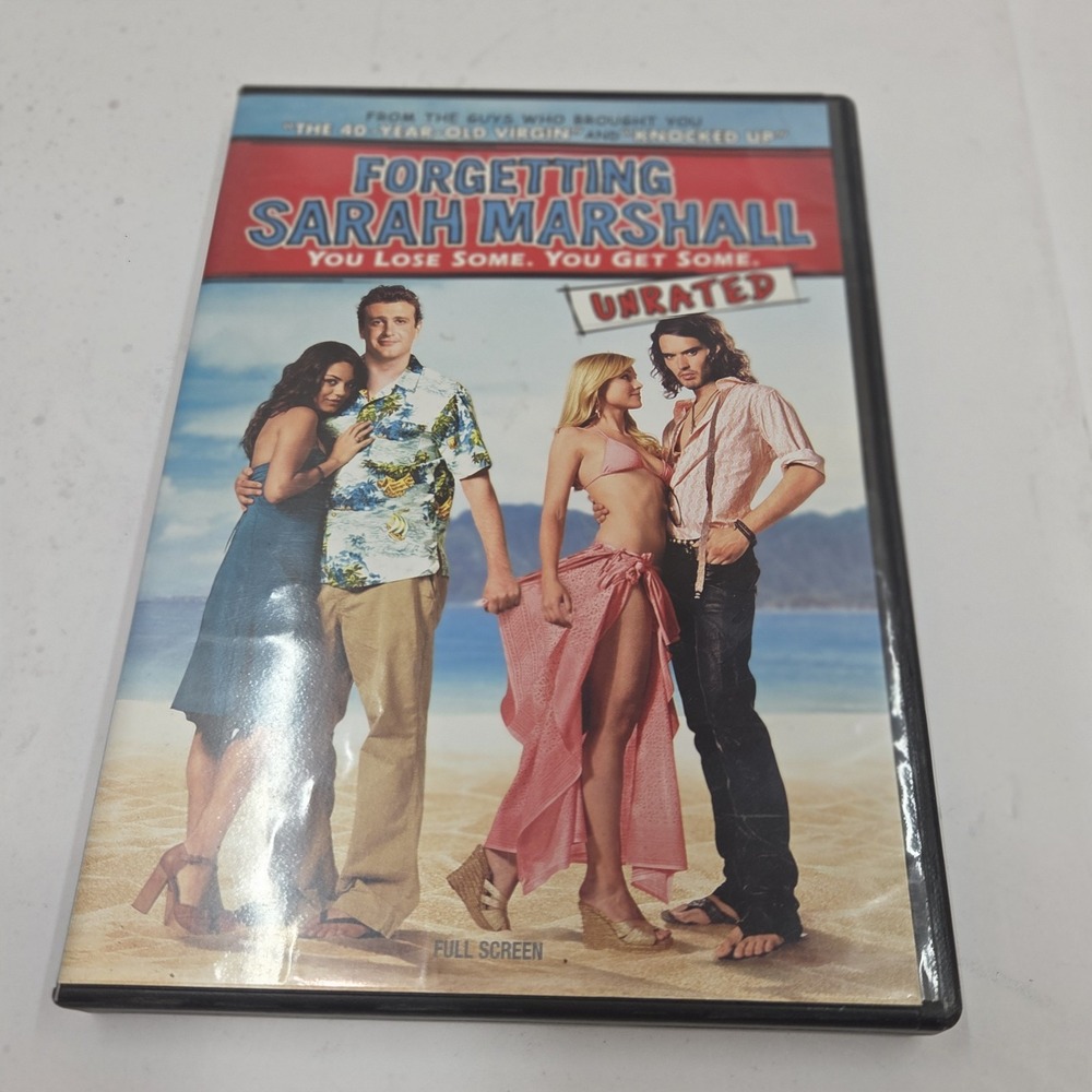 Forgetting Sarah Marshall DVD Unrated Theatrical Full Screen Jason Segel Comedy